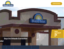 Tablet Screenshot of daysinnorlandohotel.com